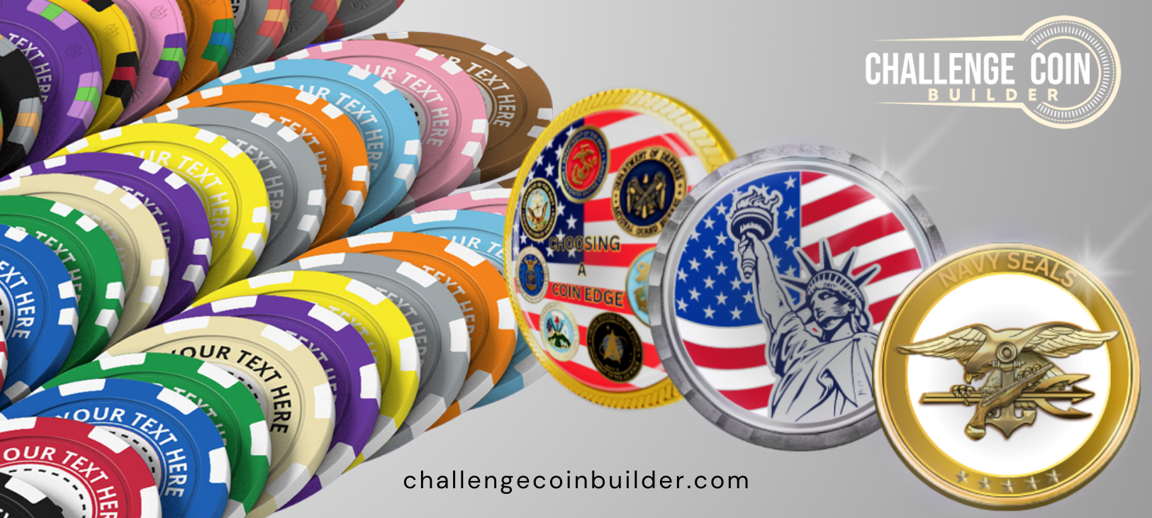 Create Custom Challenge Coins and Poker Chips with Challenge Coin Builder – Where Your Vision Comes to Life Create Custom Challenge Coins and Poker Chips with Challenge Coin Builder – Where Your Vision Comes to Life